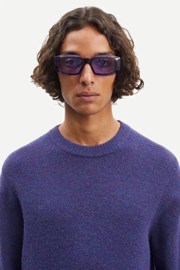 Man Butler On 9475 Sunset Purple Mel Samse Samse Knitwear