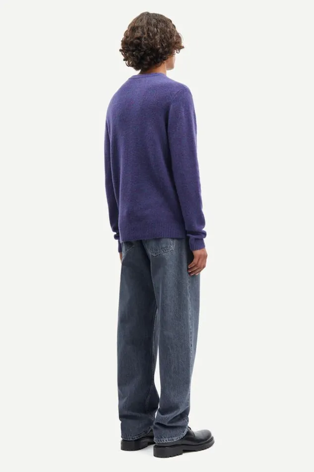 Man Butler On 9475 Sunset Purple Mel Samse Samse Knitwear