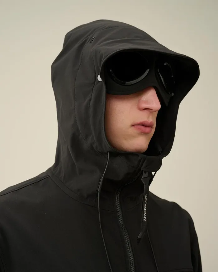 Man CP ShellR Goggle Jacket Black CP Company Jacket and Coats