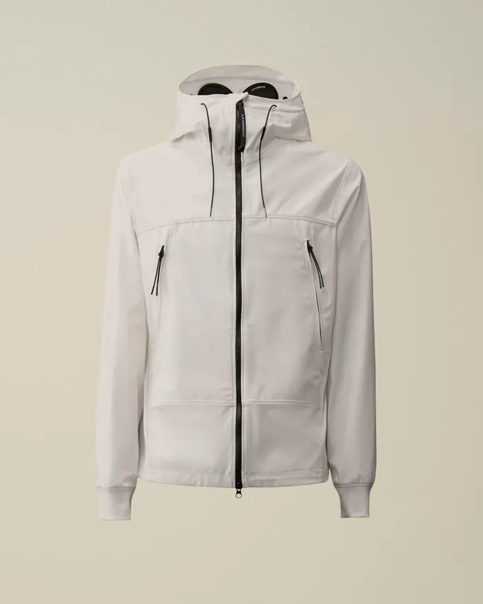 Man CP ShellR Goggle Jacket Drizzle Grey CP Company Jacket and Coats