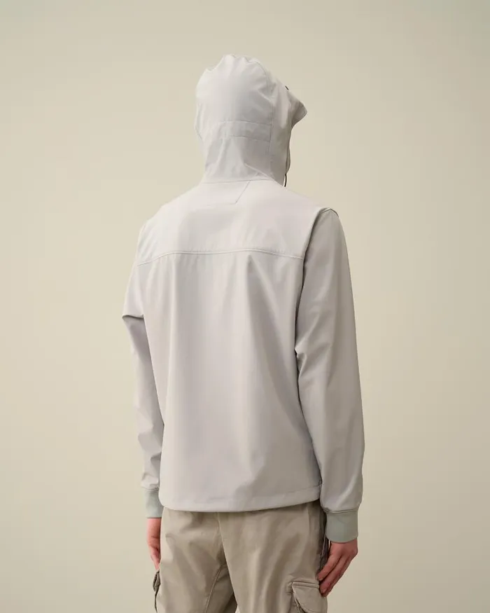 Man CP ShellR Goggle Jacket Drizzle Grey CP Company Jacket and Coats