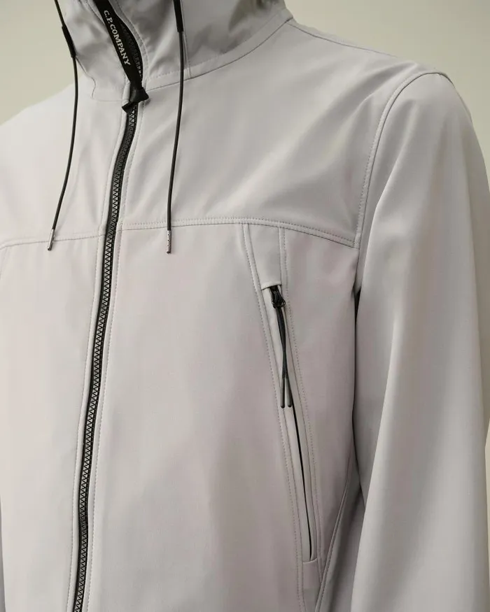 Man CP ShellR Goggle Jacket Drizzle Grey CP Company Jacket and Coats