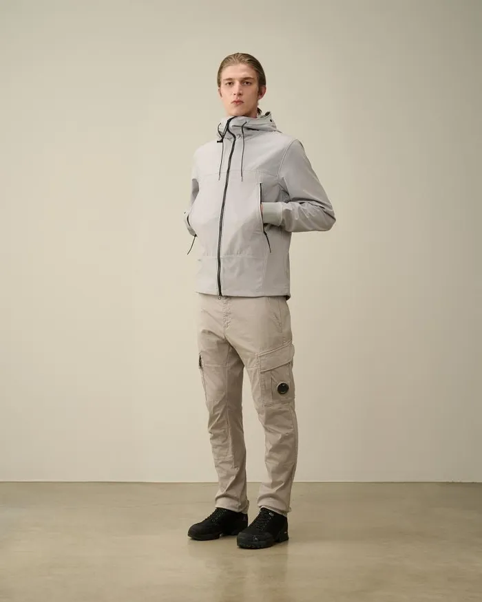 Man CP ShellR Goggle Jacket Drizzle Grey CP Company Jacket and Coats