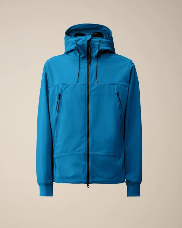 Man CP ShellR Goggle Jacket Ink Blue CP Company Jacket and Coats