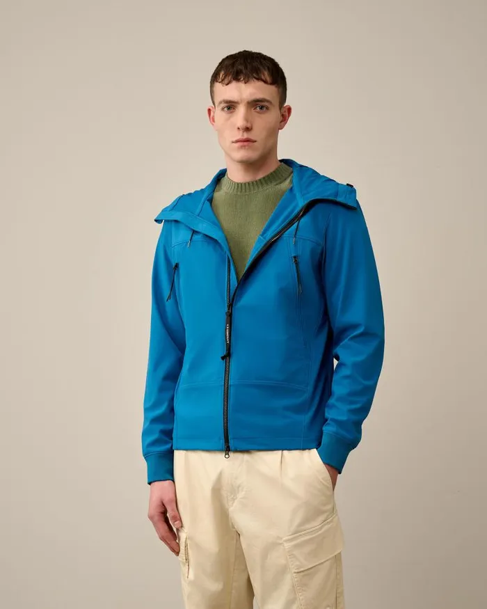 Man CP ShellR Goggle Jacket Ink Blue CP Company Jacket and Coats