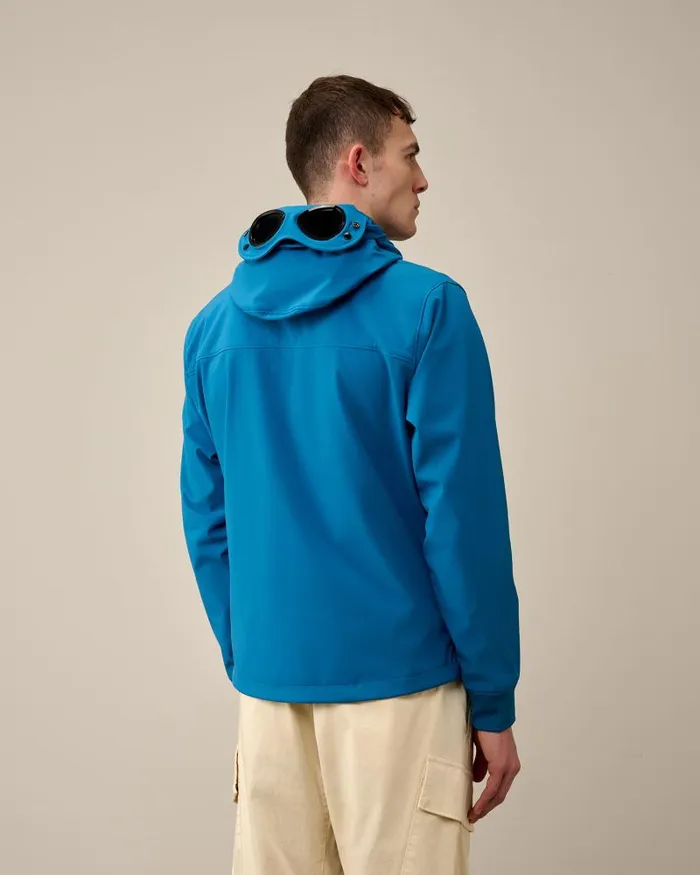 Man CP ShellR Goggle Jacket Ink Blue CP Company Jacket and Coats