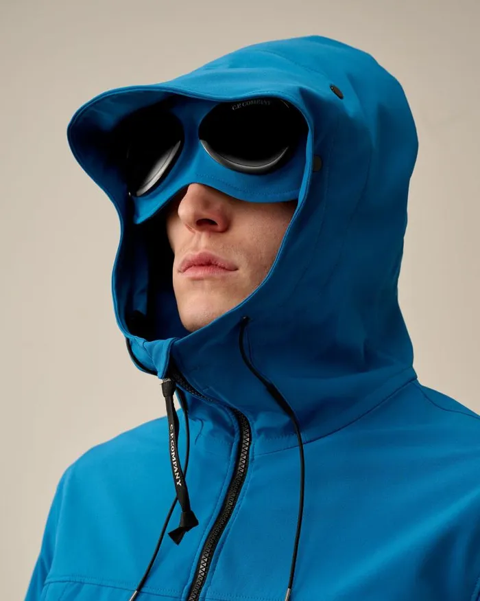 Man CP ShellR Goggle Jacket Ink Blue CP Company Jacket and Coats