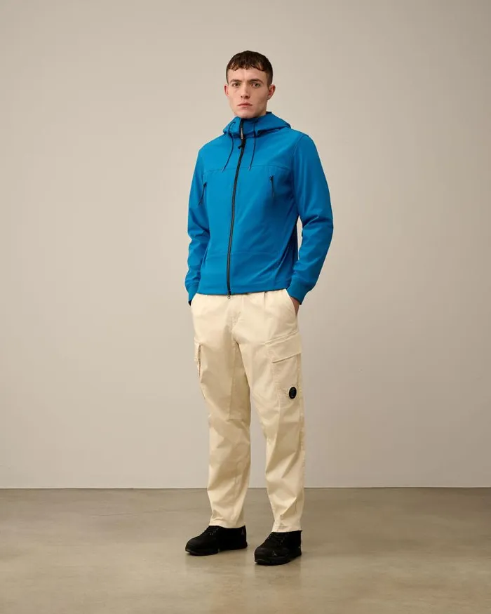 Man CP ShellR Goggle Jacket Ink Blue CP Company Jacket and Coats