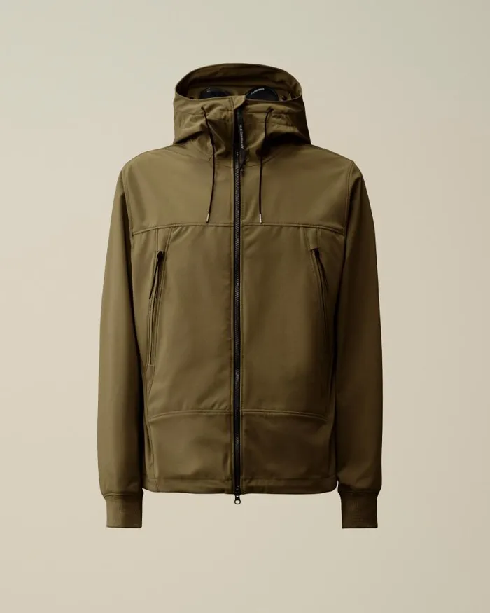 Man CP ShellR Goggle Jacket Ivy Green CP Company Jacket and Coats