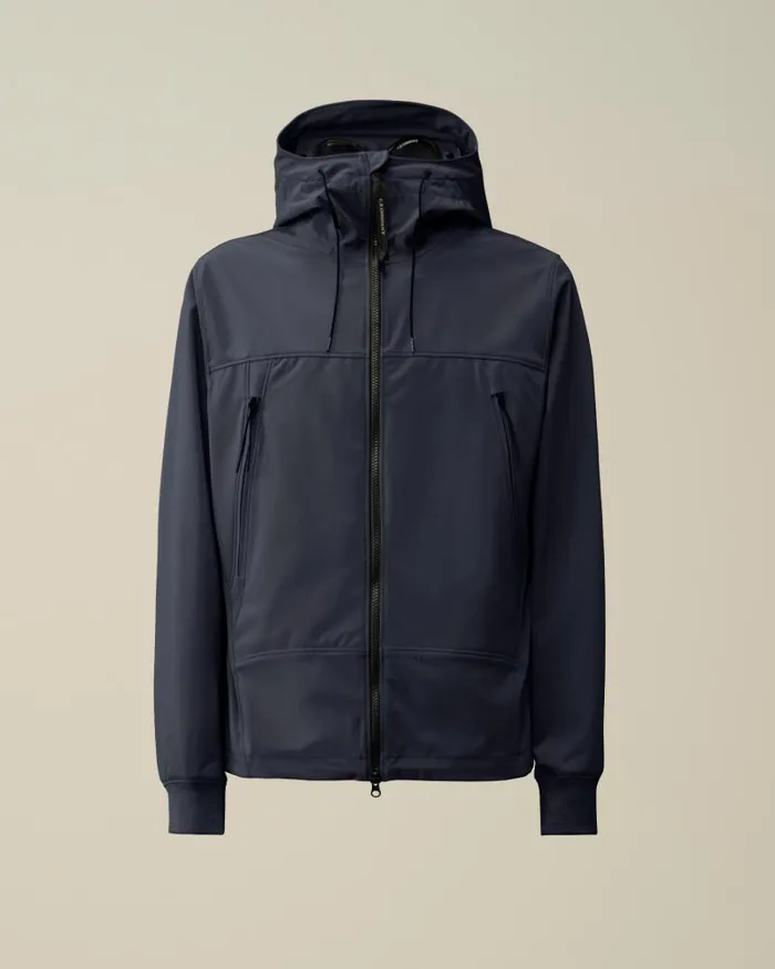 Man CP ShellR Goggle Jacket Total Eclipse 8211 Blue CP Company Jacket and Coats Man CP ShellR Goggle Jacket Total Eclipse 8211 Blue CP Company Jacket and Coats