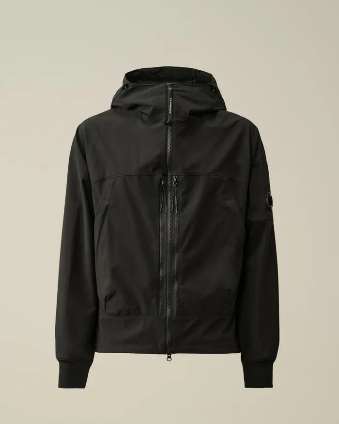 Man CP ShellR Hooded Jacket Black CP Company Jacket and Coats