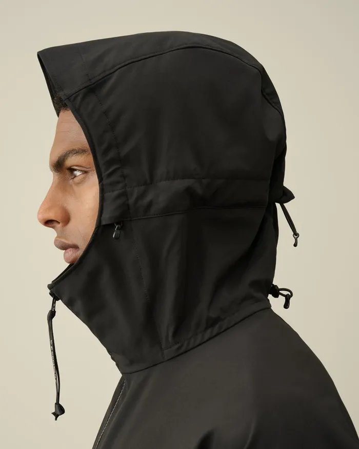 Man CP ShellR Hooded Jacket Black CP Company Jacket and Coats
