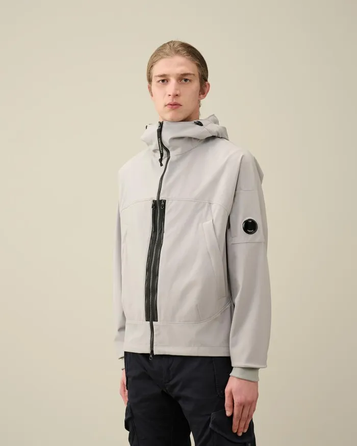 Man CP ShellR Hooded Jacket Drizzle Grey CP Company Jacket and Coats