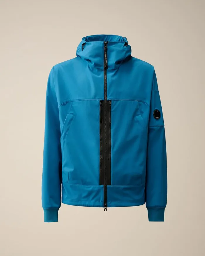 Man CP ShellR Hooded Jacket Ink Blue CP Company Jacket and Coats