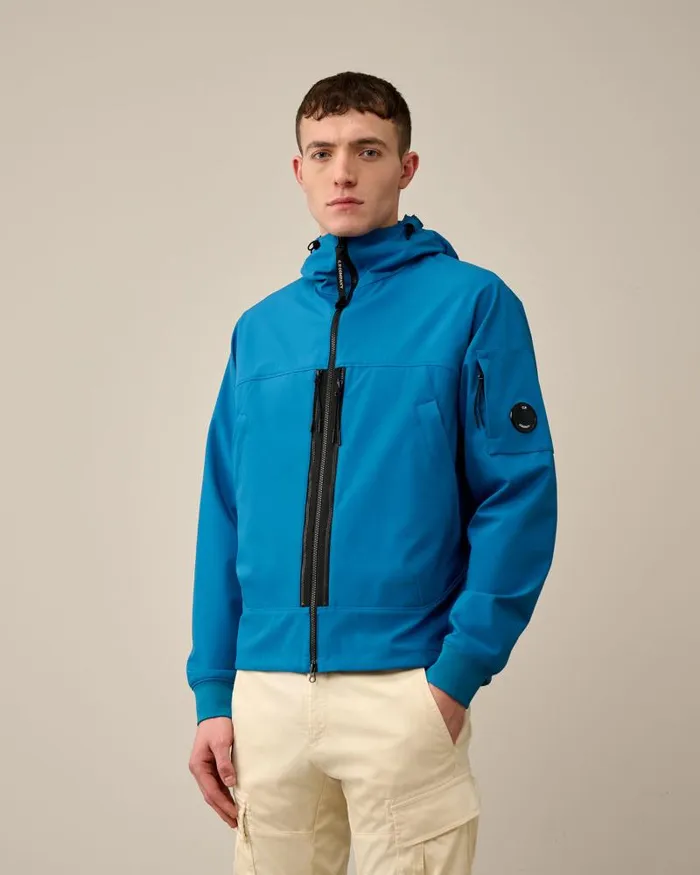 Man CP ShellR Hooded Jacket Ink Blue CP Company Jacket and Coats