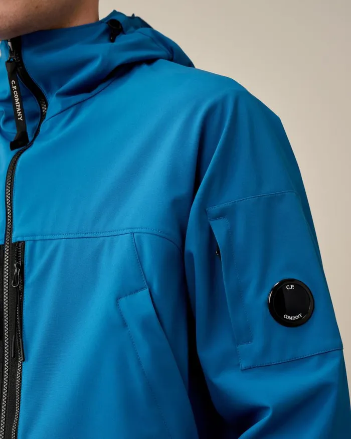 Man CP ShellR Hooded Jacket Ink Blue CP Company Jacket and Coats