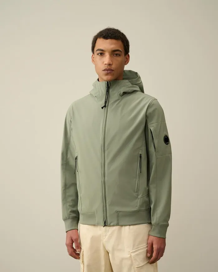 Man CP ShellR Jacket Agave Green CP Company Jacket and Coats
