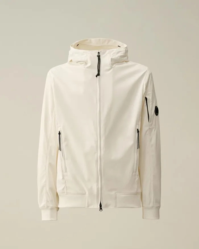 Man CP ShellR Jacket Gauze White CP Company Jacket and Coats