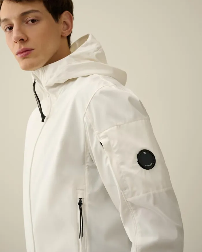 Man CP ShellR Jacket Gauze White CP Company Jacket and Coats