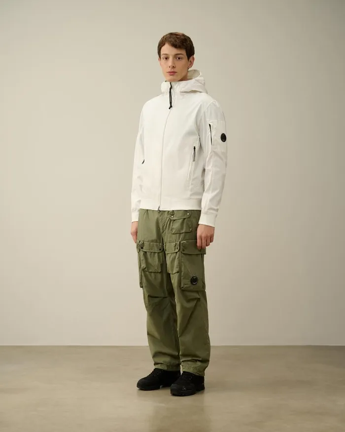 Man CP ShellR Jacket Gauze White CP Company Jacket and Coats