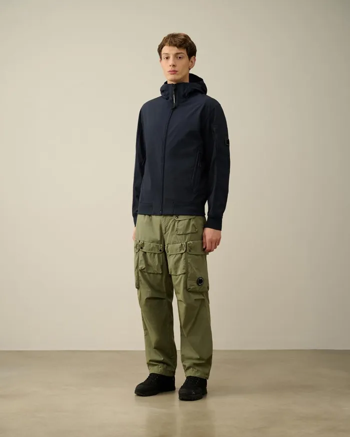 Man CP ShellR Jacket Total Eclipse 8211 Blue CP Company Jacket and Coats