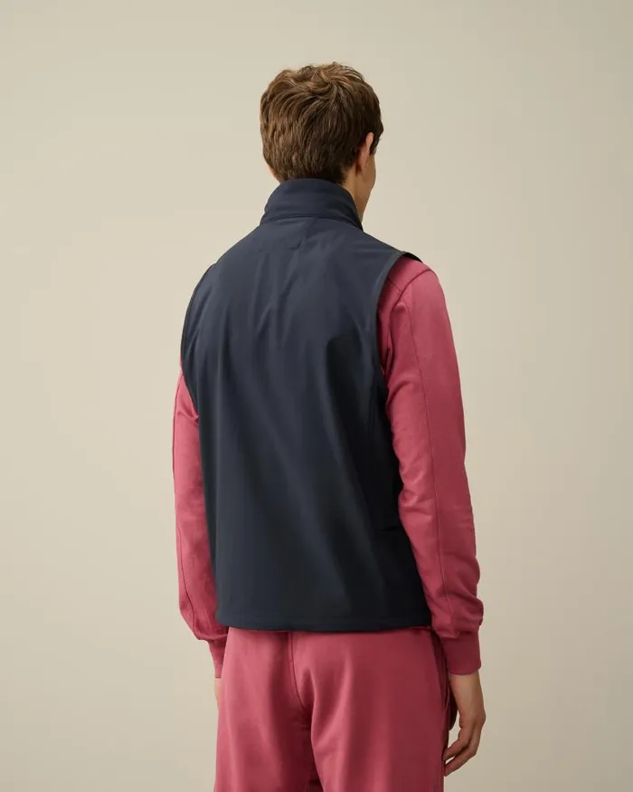 Man CP ShellR Utility Vest Total Eclipse 8211 Blue CP Company Jacket and Coats