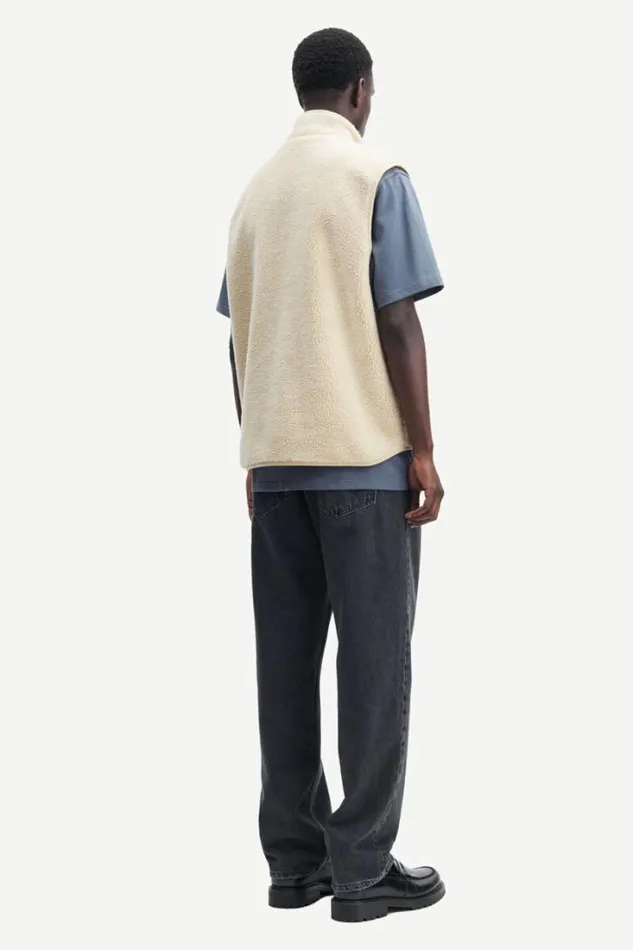 Man Carlo Vest 11705 Brown Rice Samse Samse Sweatshirts and Hoodies