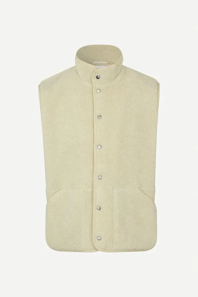 Man Carlo Vest 11705 Brown Rice Samse Samse Sweatshirts and Hoodies