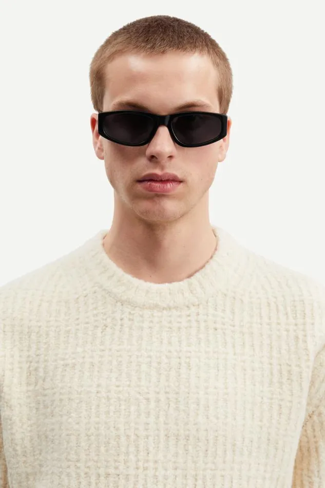 Man Carter Crew Neck 15052 Clear Cream Samse Samse Knitwear