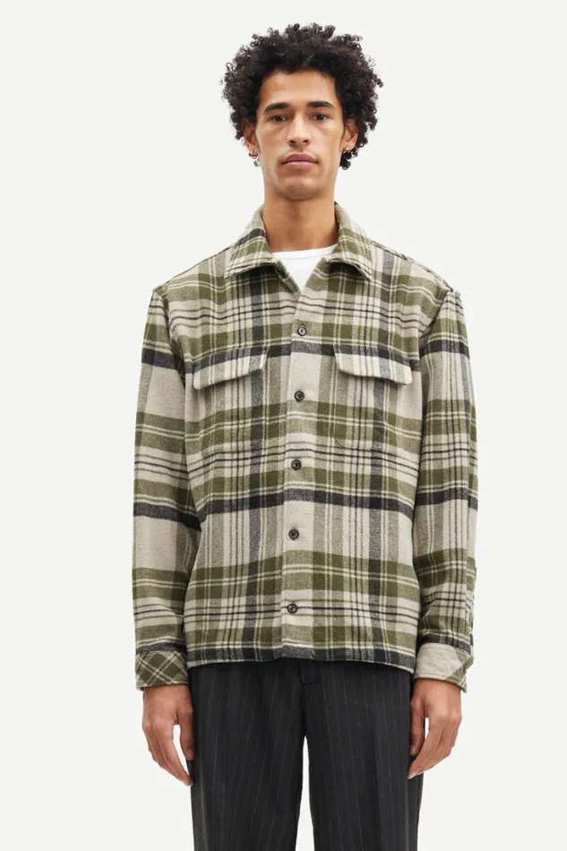 Man Castor H Shirt 14089 Sphagnum Ch Samse Samse Shirts