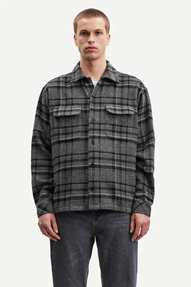 Man Castor H Shirt 14089 Ultimate Gray Ch Samse Samse Shirts