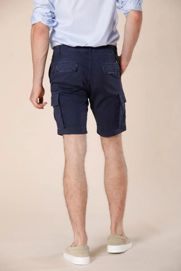Man Chile Cargo Bermuda In Stretch Satin Slim Mason039s Bermuda