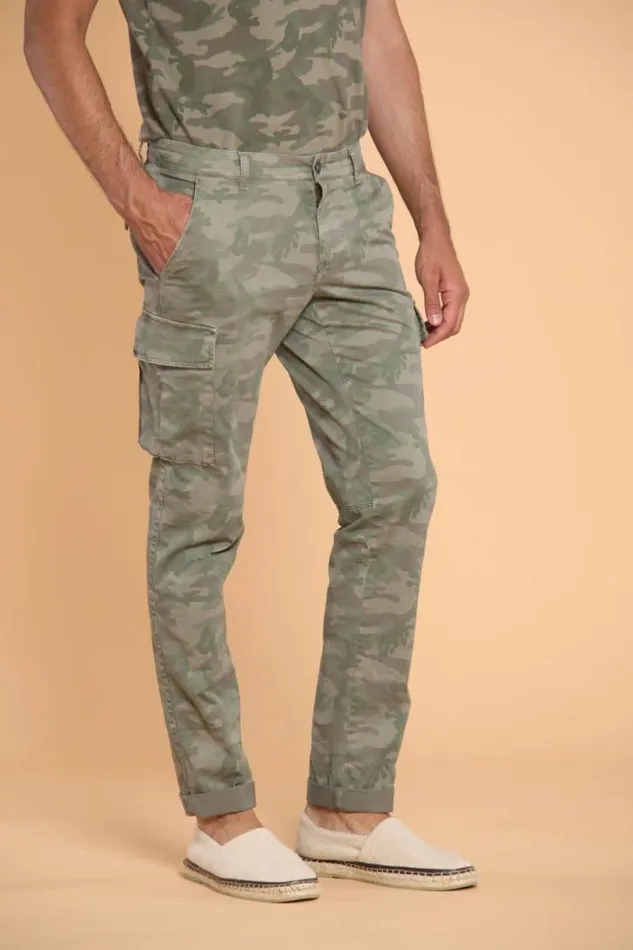 Man Chile Cargo Pants In Cotton With Camouflage Pattern Extra Slim Mason039s Pants Man Chile Cargo Pants In Cotton With Camouflage Pattern Extra Slim Mason039s Pants