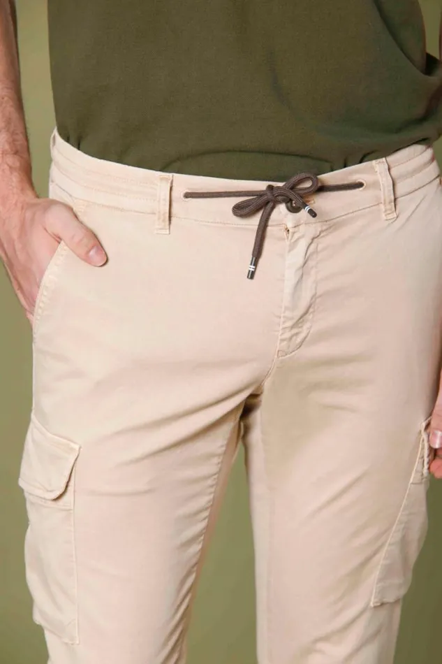 Man Chile Jogger Cargo Pants In Tencel And Cotton Extra Slim Mason039s Pants