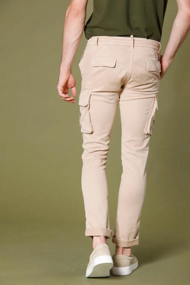 Man Chile Jogger Cargo Pants In Tencel And Cotton Extra Slim Mason039s Pants