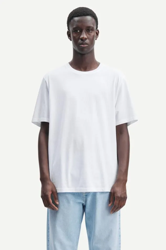 Man Christian Tshirt 273 White Samse Samse Tshirts and Polos