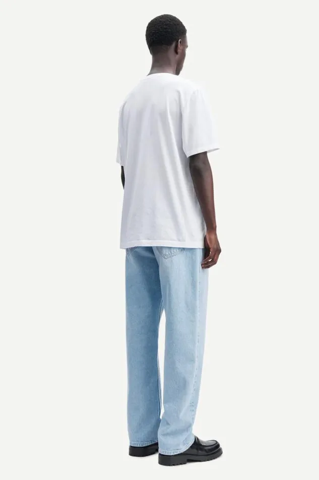 Man Christian Tshirt 273 White Samse Samse Tshirts and Polos