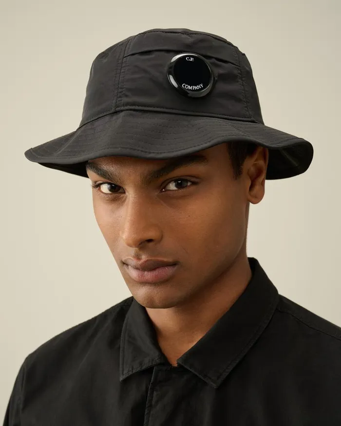 Man ChromeR Bucket Hat Black CP Company Hats