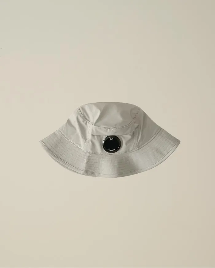Man ChromeR Bucket Hat Drizzle Grey CP Company Hats