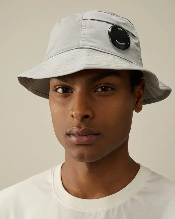 Man ChromeR Bucket Hat Drizzle Grey CP Company Hats