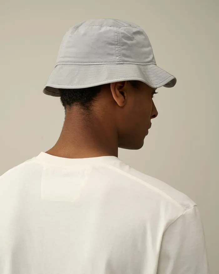 Man ChromeR Bucket Hat Drizzle Grey CP Company Hats