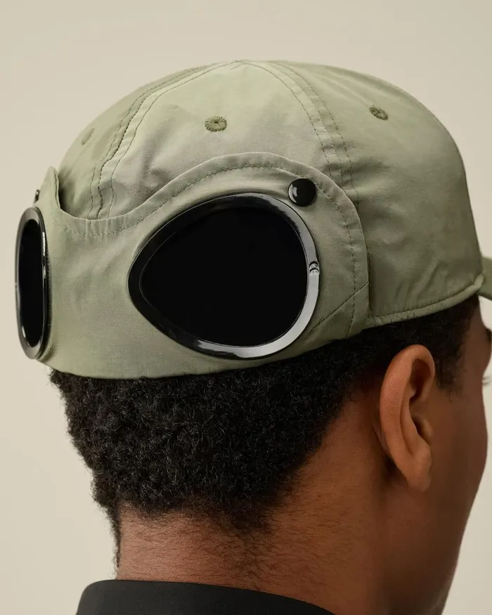 Man ChromeR Goggle Cap Agave Green CP Company Hats