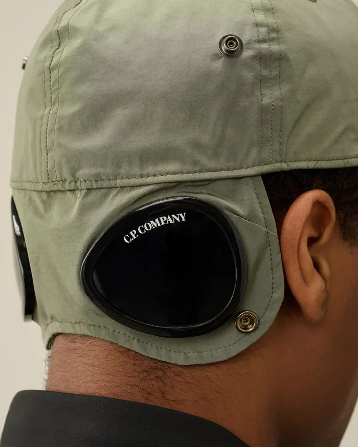Man ChromeR Goggle Cap Agave Green CP Company Hats