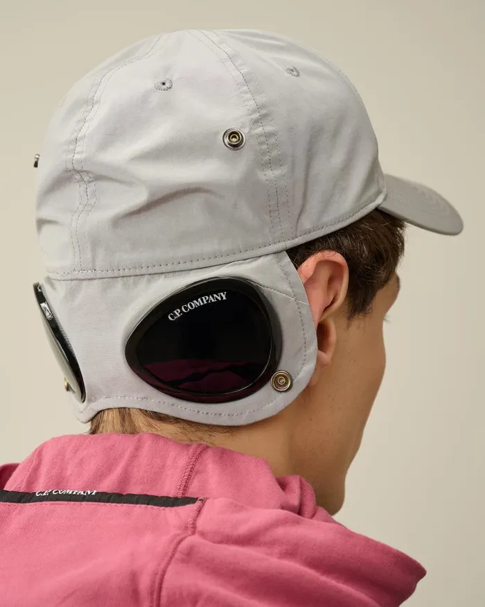 Man ChromeR Goggle Cap Drizzle Grey CP Company Hats