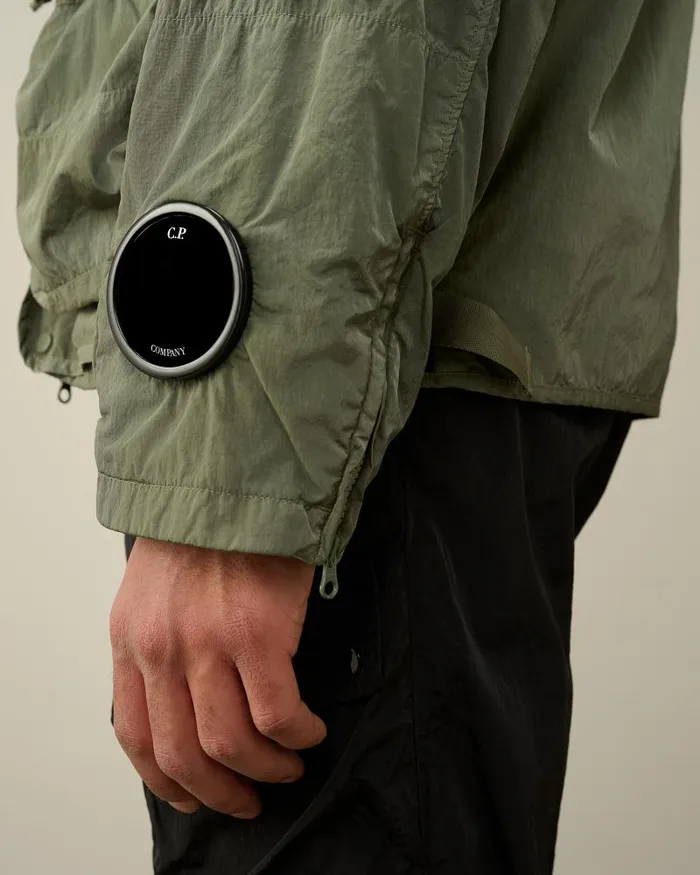 Man ChromeR Goggle Utility Jacket Agave Green CP Company Jacket and Coats