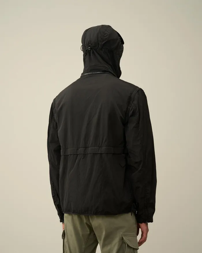 Man ChromeR Goggle Utility Jacket Black CP Company Jacket and Coats