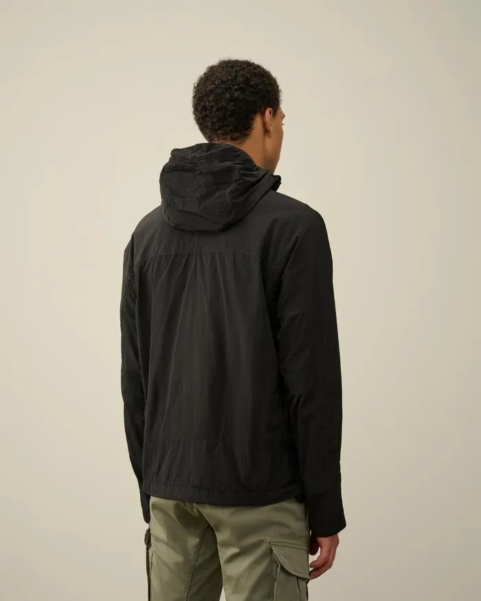 Man ChromeR Hooded Jacket Black CP Company Jacket and Coats