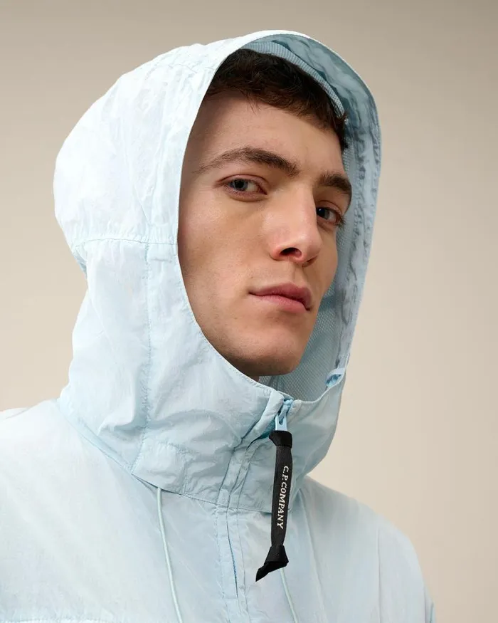 Man ChromeR Hooded Jacket Starlight Blue CP Company Jacket and Coats