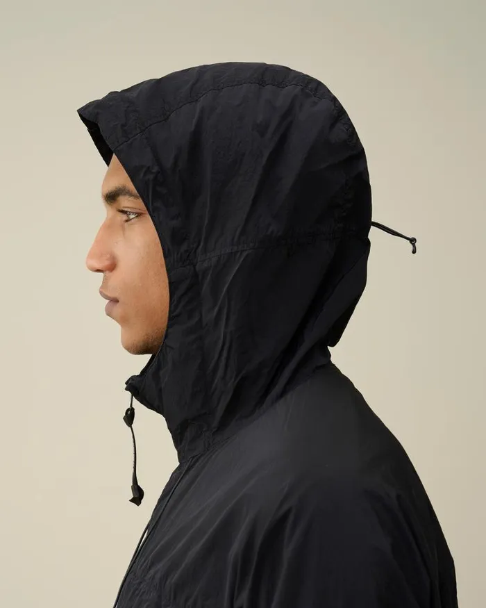Man ChromeR Hooded Jacket Total Eclipse 8211 Blue CP Company Jacket and Coats