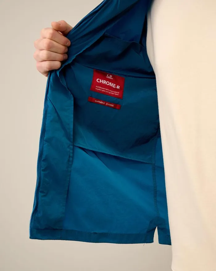 Man ChromeR Hooded Overshirt Ink Blue CP Company Overshirt